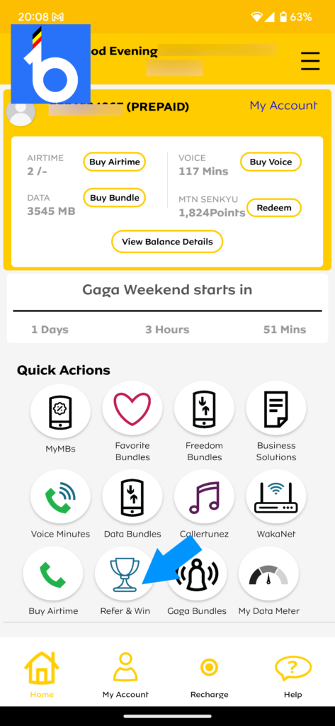 Download the MyMTN App or Refer New Subscribers