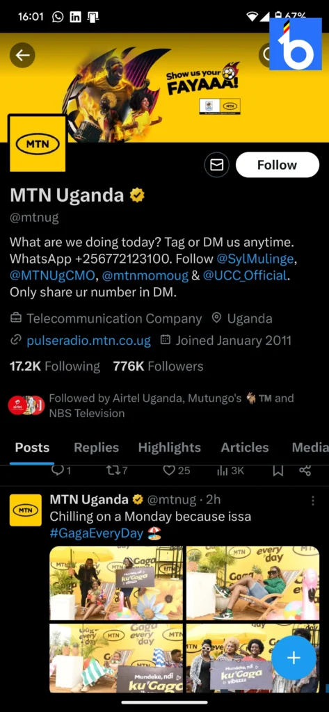 4. How to Contact MTN Via Social Media